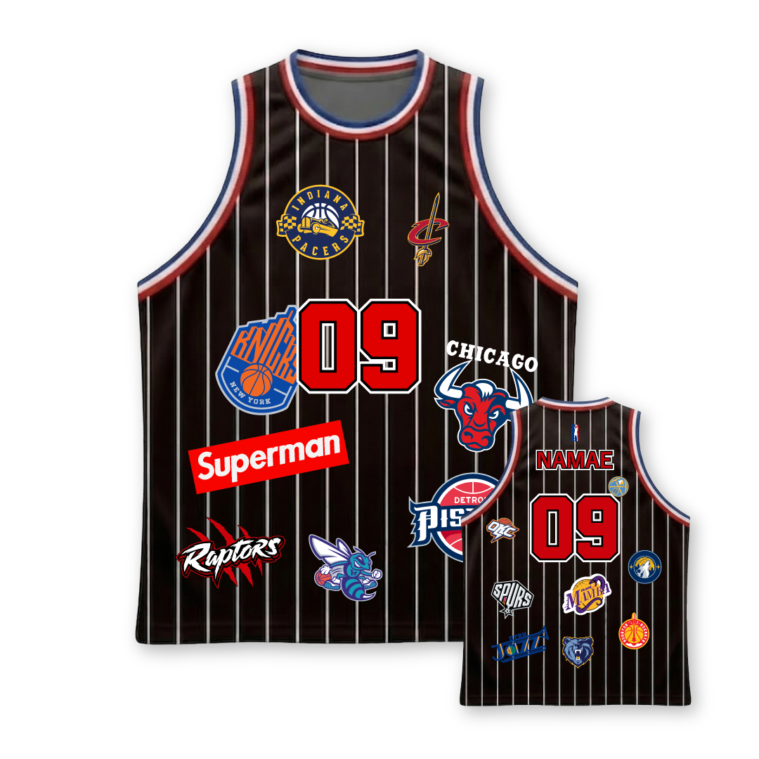 ロゴMixバスケシャツ